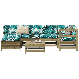 vidaXL 7 Piece Garden Sofa Set Impregnated Wood Pine - 3250911 - Sofa In Store