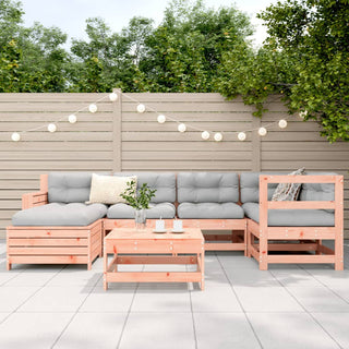 vidaXL 7 Piece Garden Sofa Set Solid Wood Douglas Fir - 3250918 - Sofa In Store
