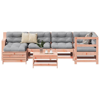 vidaXL 7 Piece Garden Sofa Set Solid Wood Douglas Fir - 3250918 - Sofa In Store