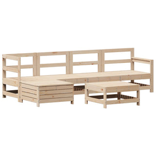 vidaXL 6 Piece Garden Sofa Set Solid Wood Pine - 3250924 - Sofa In Store
