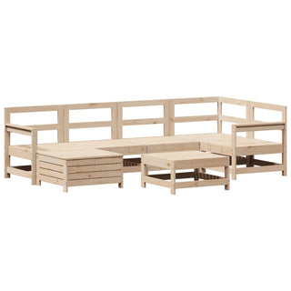 vidaXL 7 Piece Garden Sofa Set Solid Wood Pine - 3250940 - Sofa In Store