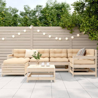vidaXL 7 Piece Garden Sofa Set Solid Wood Pine - 3250940 - Sofa In Store