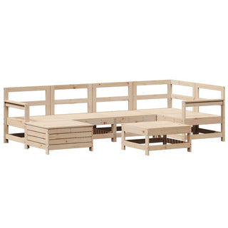 vidaXL 7 Piece Garden Sofa Set Solid Wood Pine - 3250956 - Sofa In Store