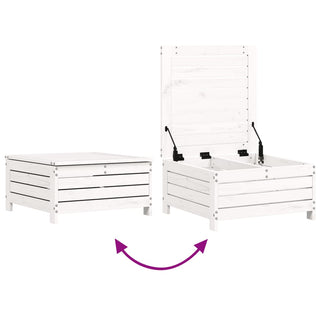 vidaXL 7 Piece Garden Sofa Set White Solid Wood Pine - 3250957 - Sofa In Store