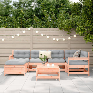 vidaXL 7 Piece Garden Sofa Set Solid Wood Douglas Fir - 3250958 - Sofa In Store