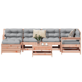 vidaXL 7 Piece Garden Sofa Set Solid Wood Douglas Fir - 3250958 - Sofa In Store