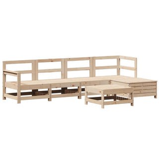 vidaXL 6 Piece Garden Sofa Set Solid Wood Pine - 3250960 - Sofa In Store