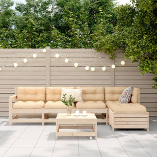 vidaXL 6 Piece Garden Sofa Set Solid Wood Pine - 3250960 - Sofa In Store
