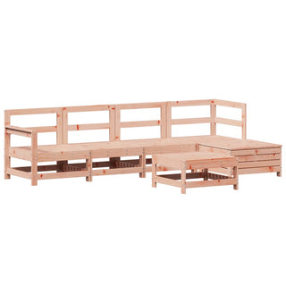 vidaXL 6 Piece Garden Sofa Set Solid Wood Douglas Fir - 3250962 - Sofa In Store