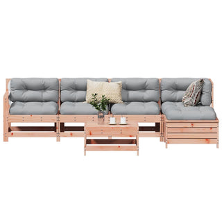 vidaXL 6 Piece Garden Sofa Set Solid Wood Douglas Fir - 3250962 - Sofa In Store