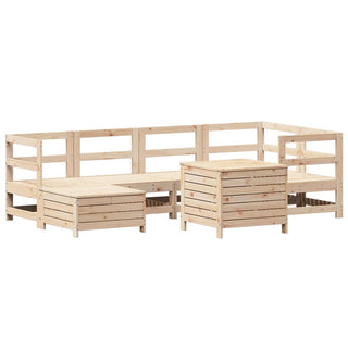 vidaXL 7 Piece Garden Sofa Set Solid Wood Pine - 3250964 - Sofa In Store