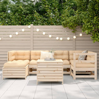 vidaXL 7 Piece Garden Sofa Set Solid Wood Pine - 3250964 - Sofa In Store