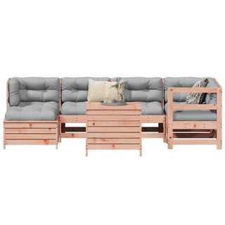 vidaXL 7 Piece Garden Sofa Set Solid Wood Douglas Fir - 3250966 - Sofa In Store