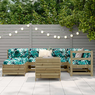 vidaXL 7 Piece Garden Sofa Set Impregnated Wood Pine - 3250967 - Sofa In Store