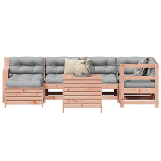vidaXL 7 Piece Garden Sofa Set Solid Wood Douglas Fir - 3250970 - Sofa In Store