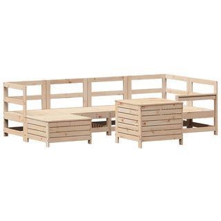 vidaXL 7 Piece Garden Sofa Set Solid Wood Pine - 3250972 - Sofa In Store