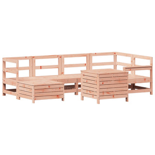 vidaXL 7 Piece Garden Sofa Set Solid Wood Douglas Fir - 3250974 - Sofa In Store