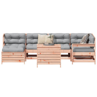 vidaXL 7 Piece Garden Sofa Set Solid Wood Douglas Fir - 3250974 - Sofa In Store