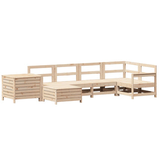 vidaXL 7 Piece Garden Sofa Set Solid Wood Pine - 3250976 - Sofa In Store