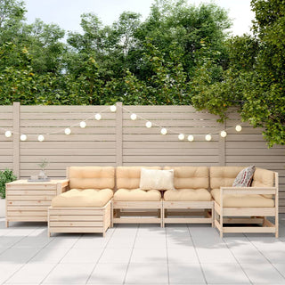 vidaXL 7 Piece Garden Sofa Set Solid Wood Pine - 3250976 - Sofa In Store