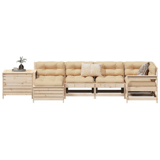 vidaXL 7 Piece Garden Sofa Set Solid Wood Pine - 3250976 - Sofa In Store