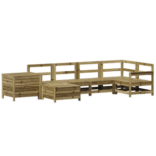 vidaXL 7 Piece Garden Sofa Set Impregnated Wood Pine - 3250979 - Sofa In Store