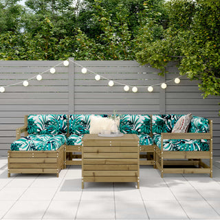 vidaXL 7 Piece Garden Sofa Set Impregnated Wood Pine - 3250987 - Sofa In Store