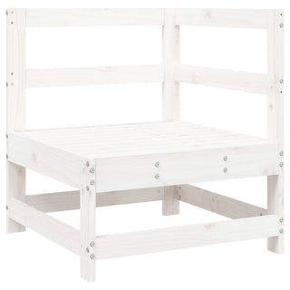 vidaXL 7 Piece Garden Sofa Set White Solid Wood Pine - 3250989 - Sofa In Store