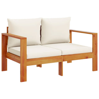 vidaXL 5 Piece Garden Sofa Set with Cushions Solid Wood Acacia - 3214840 - Sofa In Store