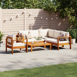 vidaXL 5 Piece Garden Sofa Set with Cushions Solid Wood Acacia - 3214849 - Sofa In Store