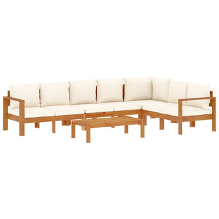 vidaXL 5 Piece Garden Sofa Set with Cushions Solid Wood Acacia - 3214850 - Sofa In Store