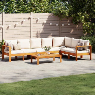 vidaXL 5 Piece Garden Sofa Set with Cushions Solid Wood Acacia - 3214850 - Sofa In Store