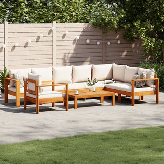 vidaXL 6 Piece Garden Sofa Set with Cushions Solid Wood Acacia - 3214851 - Sofa In Store