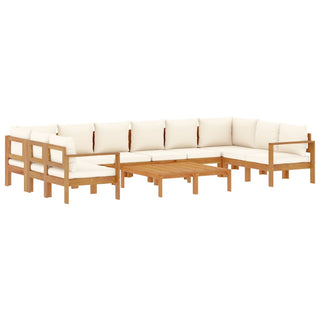 vidaXL 8 Piece Garden Sofa Set with Cushions Solid Wood Acacia - Sofa In Store