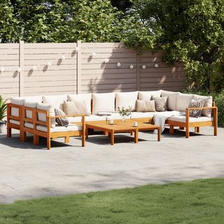 vidaXL 8 Piece Garden Sofa Set with Cushions Solid Wood Acacia - Sofa In Store