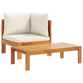 vidaXL 10 Piece Garden Sofa Set with Cushions Solid Wood Acacia - Sofa In Store