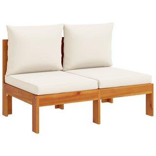 vidaXL 10 Piece Garden Sofa Set with Cushions Solid Wood Acacia - Sofa In Store