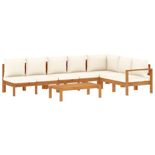 vidaXL 5 Piece Garden Sofa Set with Cushions Solid Wood Acacia - 3214859 - Sofa In Store