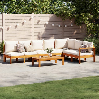 vidaXL 5 Piece Garden Sofa Set with Cushions Solid Wood Acacia - 3214859 - Sofa In Store