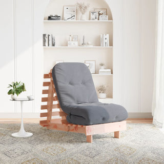 vidaXL Futon Sofa Bed with Mattress 60x206x11 cm Solid Wood Douglas - Sofa In Store