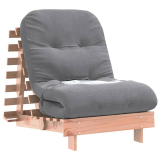 vidaXL Futon Sofa Bed with Mattress 70x206x11 cm Solid Wood Douglas - Sofa In Store