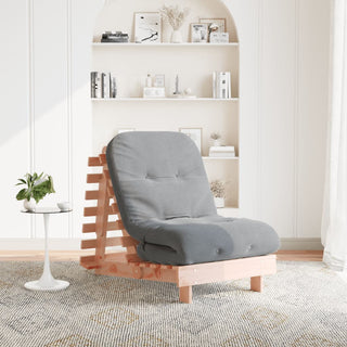 vidaXL Futon Sofa Bed with Mattress 70x206x11 cm Solid Wood Douglas - Sofa In Store
