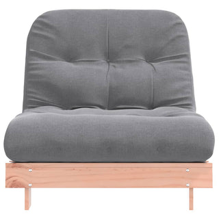 vidaXL Futon Sofa Bed with Mattress 80x206x11 cm Solid Wood Douglas - Sofa In Store