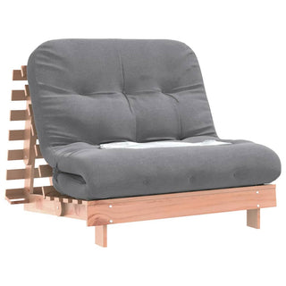 vidaXL Futon Sofa Bed with Mattress 100x206x11 cm Solid Wood Douglas - Sofa In Store