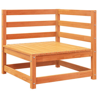 vidaXL 2 Piece Garden Sofa Set Wax Brown Solid Wood Pine - Sofa In Store