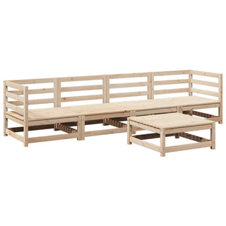 vidaXL 5 Piece Garden Sofa Set Solid Wood Pine - 3299279 - Sofa In Store
