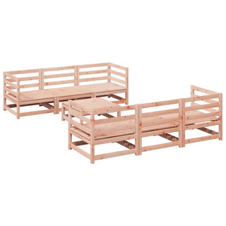 vidaXL 7 Piece Garden Sofa Set Solid Wood Douglas Fir - 3299299 - Sofa In Store