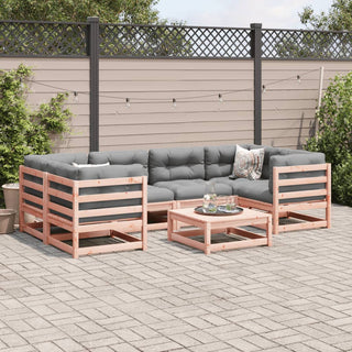 vidaXL 7 Piece Garden Sofa Set Solid Wood Douglas Fir - 3299310 - Sofa In Store