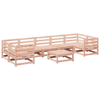 vidaXL 8 Piece Garden Sofa Set Solid Wood Douglas Fir - 3299333 - Sofa In Store