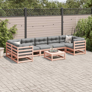 vidaXL 8 Piece Garden Sofa Set Solid Wood Douglas Fir - 3299333 - Sofa In Store